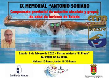 47 Nadadores del EC Ciudad de Talavera participarán este sábado en el Campeonato Provincial de Invierno (Categorías Absoluta y Grupos de Edad).