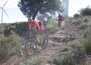 El fuerte viento marca la Ruta BTT de Pozo Cañada