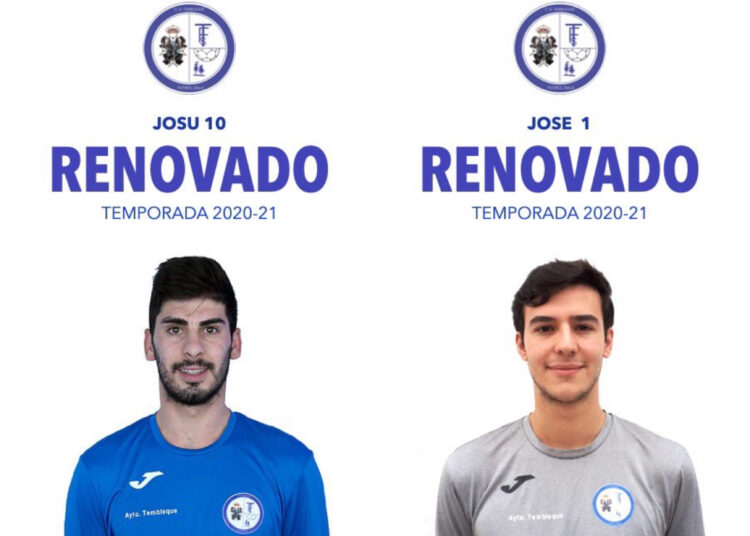 Josué Marco y José Antonio Díaz, renuevan con el CD Tembleque FS