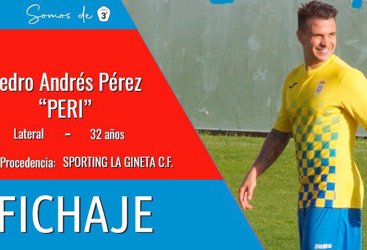 Pedro Andrés Pérez “Perico» primer fichaje del CD Huracán de Balazote