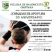 La escuela de Baloncesto Criptana inicia su actividad con unas jornadas de apertura  en la celebración de su 30 aniversario