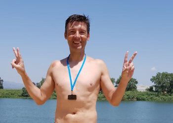 El nadador del Club DSC Albacete Swim, Alberto García participó con gran éxito en la Ultraebro Swim Marathon