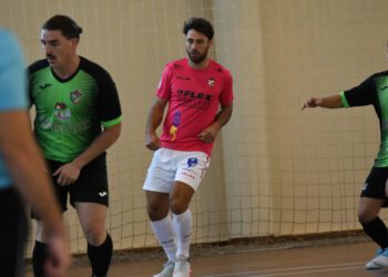 Victoria del Albacete FS ante el Balazote en su prueba de pretemporada