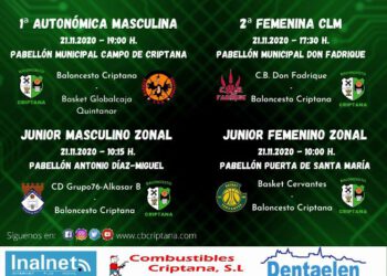 Después de una larga espera de ocho meses los equipos del Baloncesto Criptana vuelven a la competición en una temporada compleja y con muchas dudas.