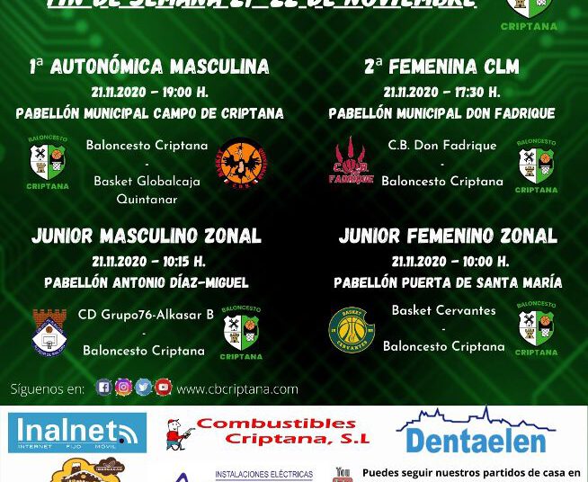 Después de una larga espera de ocho meses los equipos del Baloncesto Criptana vuelven a la competición en una temporada compleja y con muchas dudas.