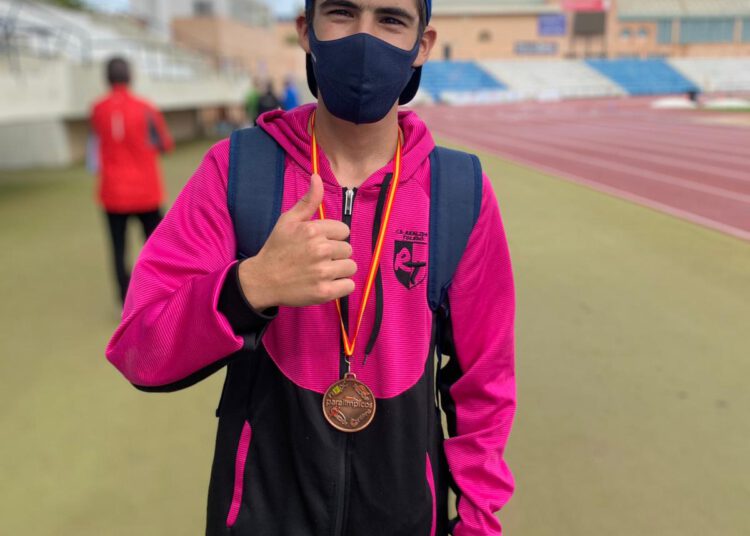 Juan Manuel Ayuso, del Club Deportivo Realidad Toledo consigue medalla en el Campeonato de España de Atletismo Adaptado