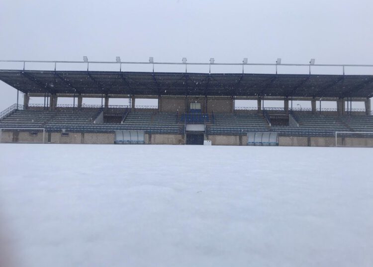 Vota por el campo de fútbol más bonito con nieve