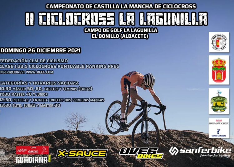 El II Ciclocrós Campo Municipal de Golf La Lagunilla acogerá en El Bonillo el Campeonato de Castilla-La Mancha 2021
