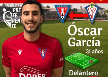 La Roda CF refuerza su ataque con el fichaje de Óscar García